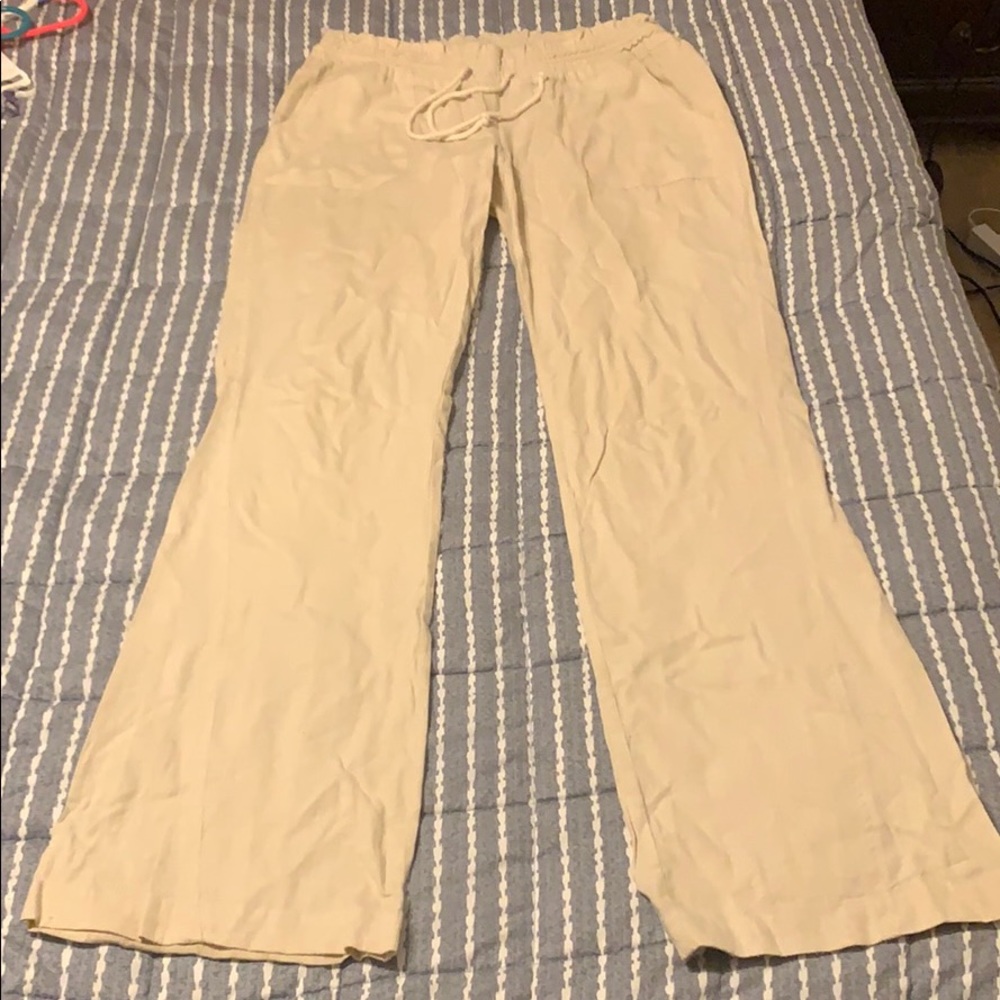 Roxy linen pants